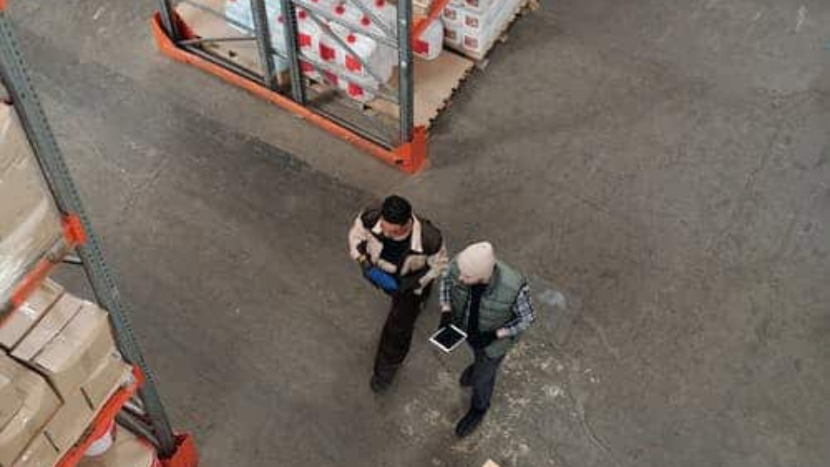 warehouse workers
