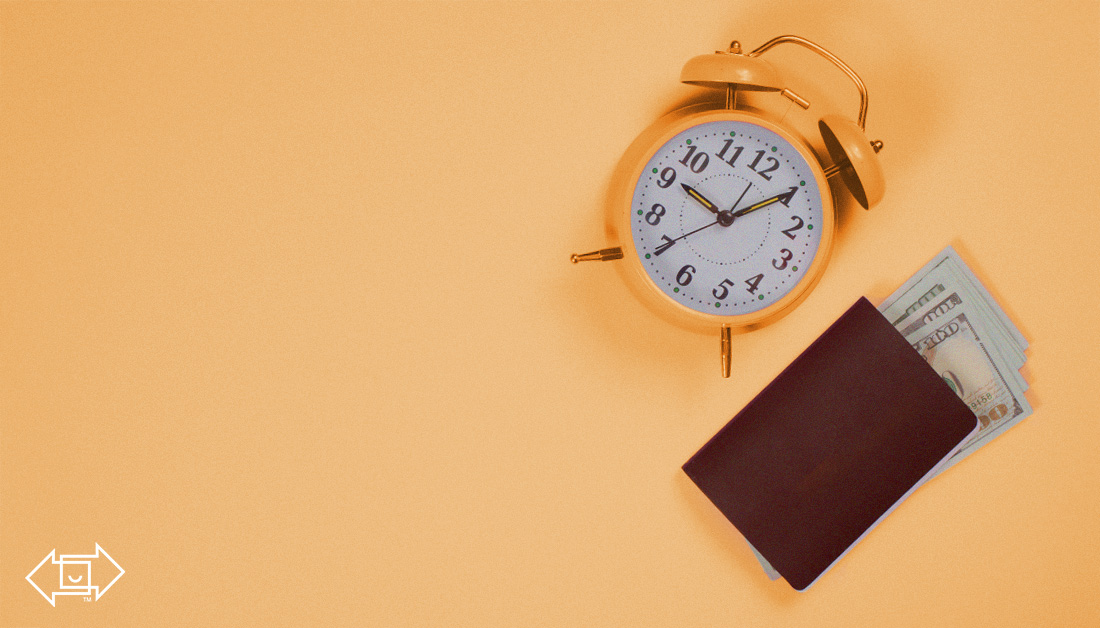 clock and money showing overtime payment