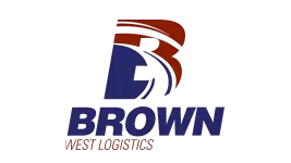 brown logistics logo