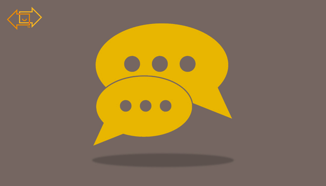 text bubbles showing effective communication