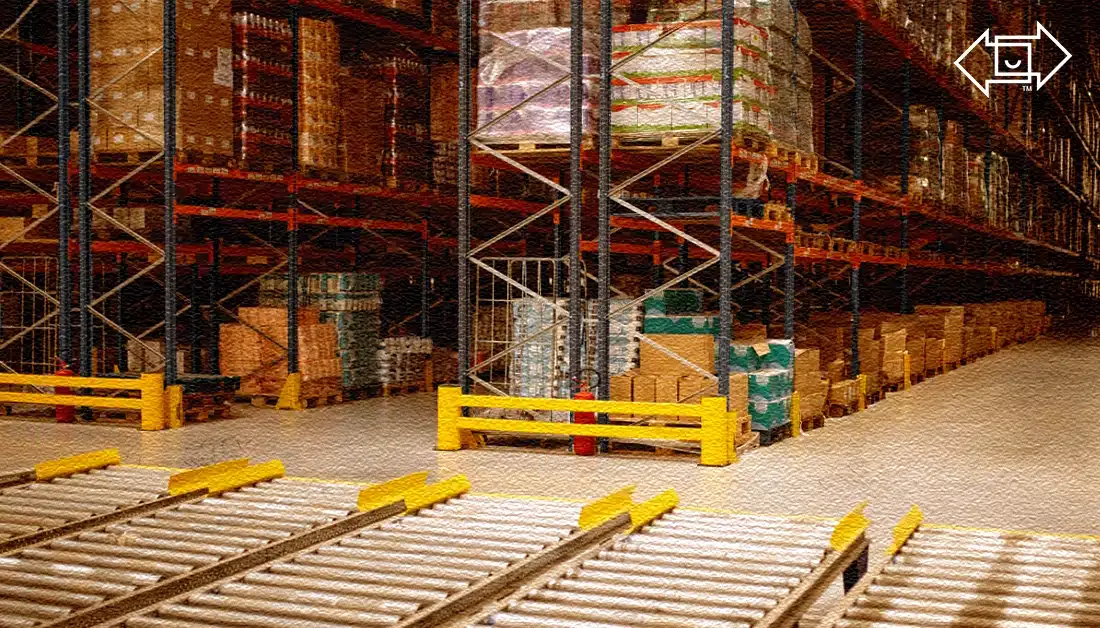 warehouse interior that shows contents for warehouse terminology