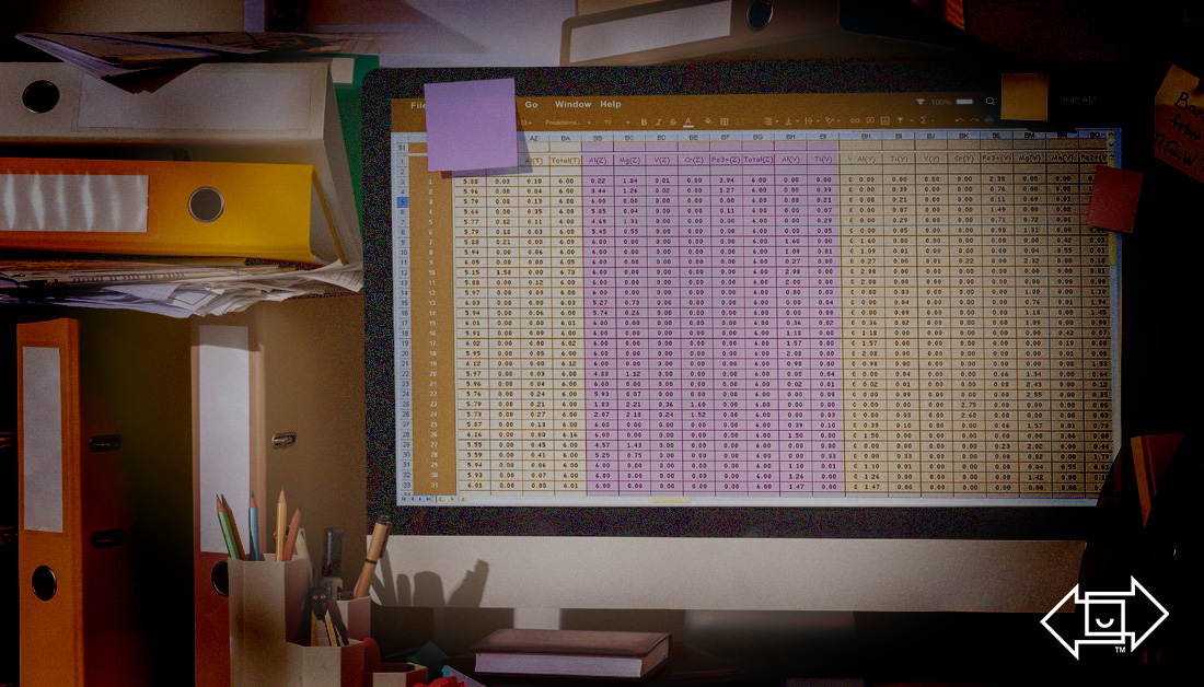 busy peak season computer screen with schedule